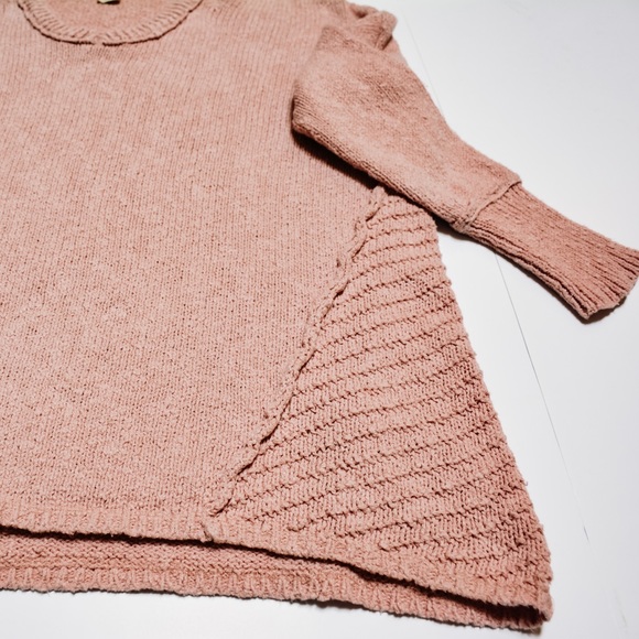 If it Were Me Dusty Pink Cable Knit Sweater- M - Picture 3 of 11